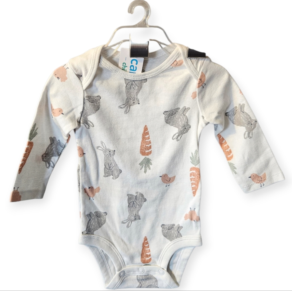 Easter Bunny Long Sleeve Onsie